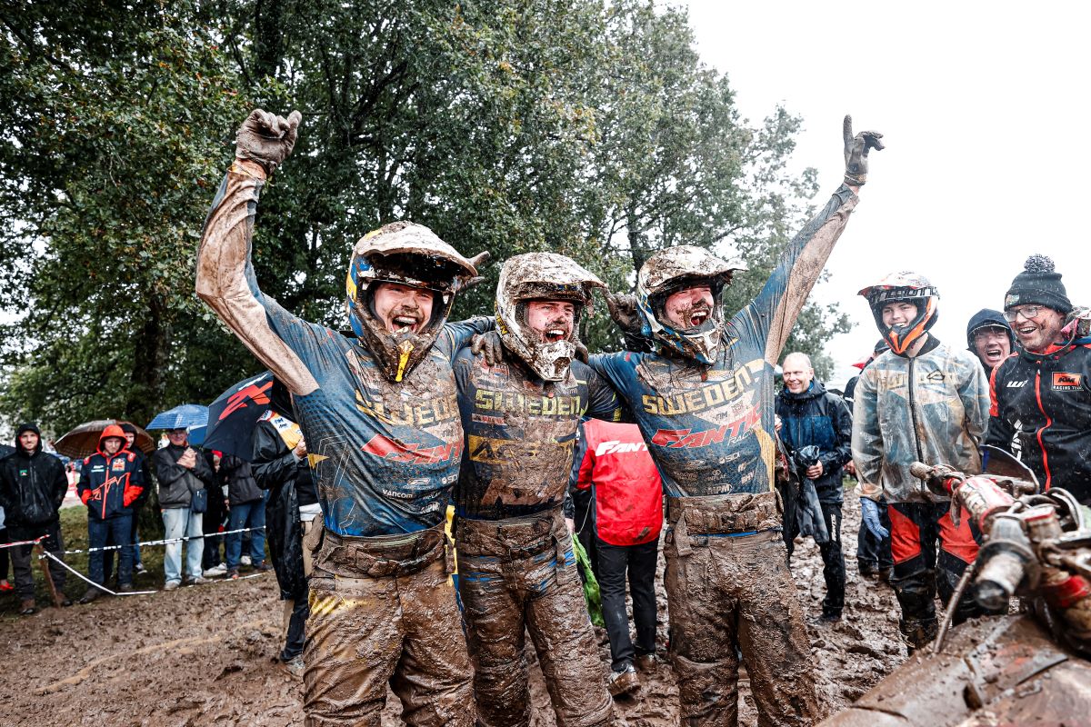 Junior World Trophy Winners Sweden, 2024 FIM International Six Days’ Enduro Silleda-Galicia, Spain © Future7media